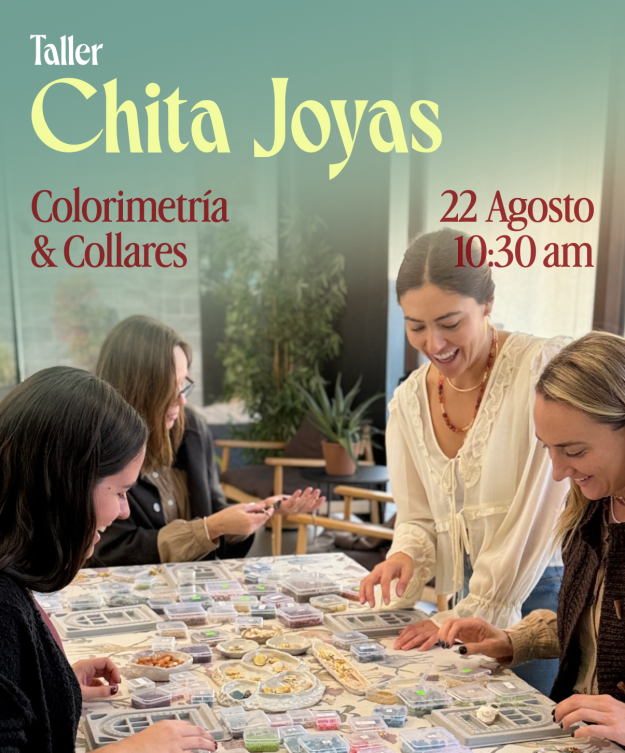 Taller de Colorimetría y confección de Joyas con piedras semipreciosas | 22 Agosto - 10:20am