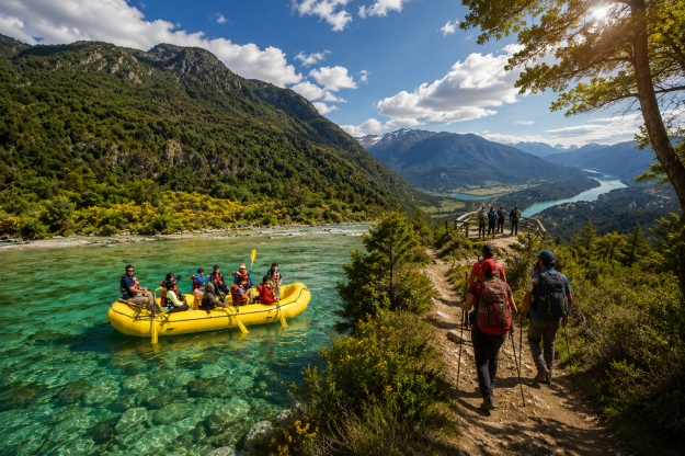 Flotada familiar Rio Futaleufú + Trekking Reserva Nacional