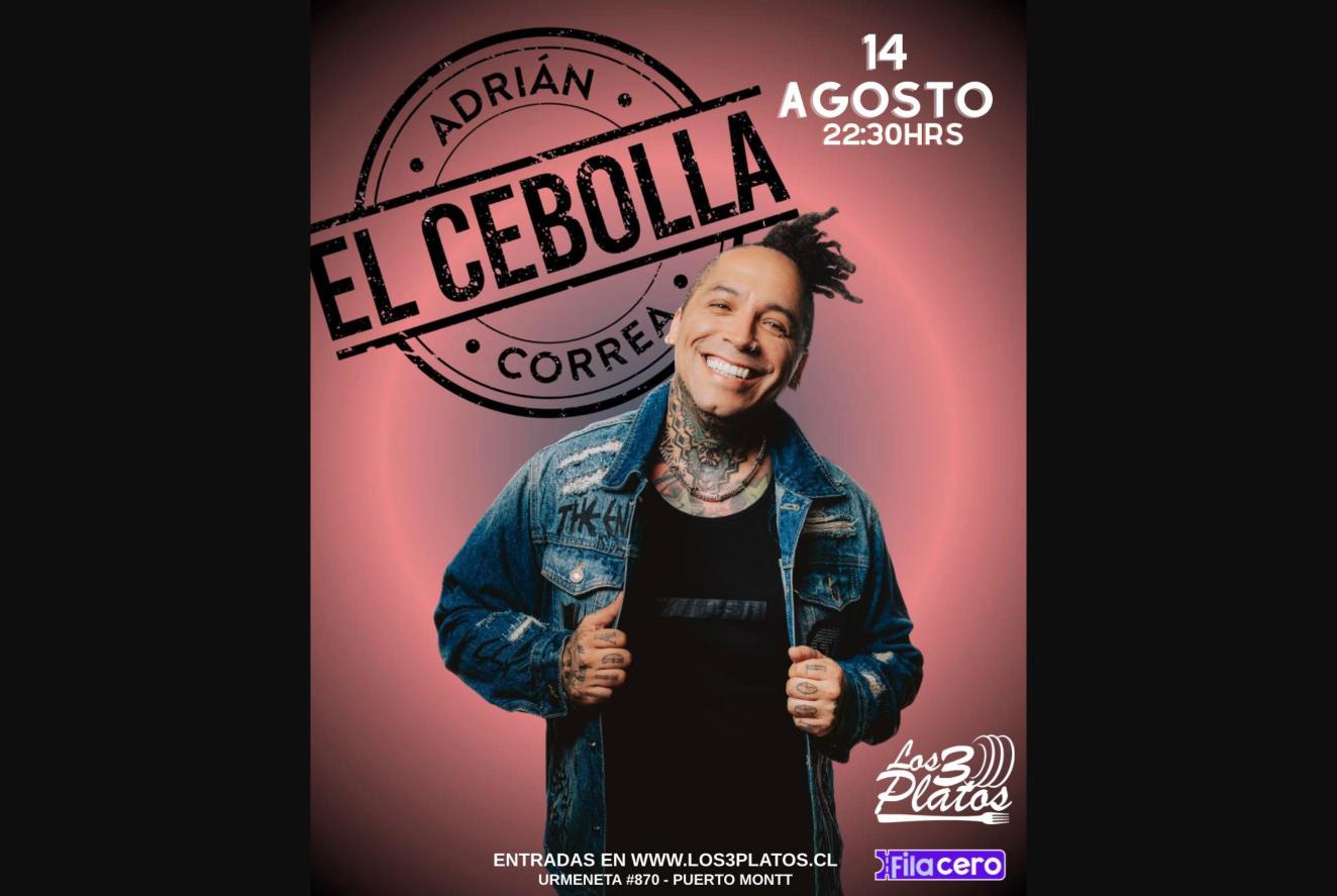 Adrian El Cebolla en Los 3 Platos