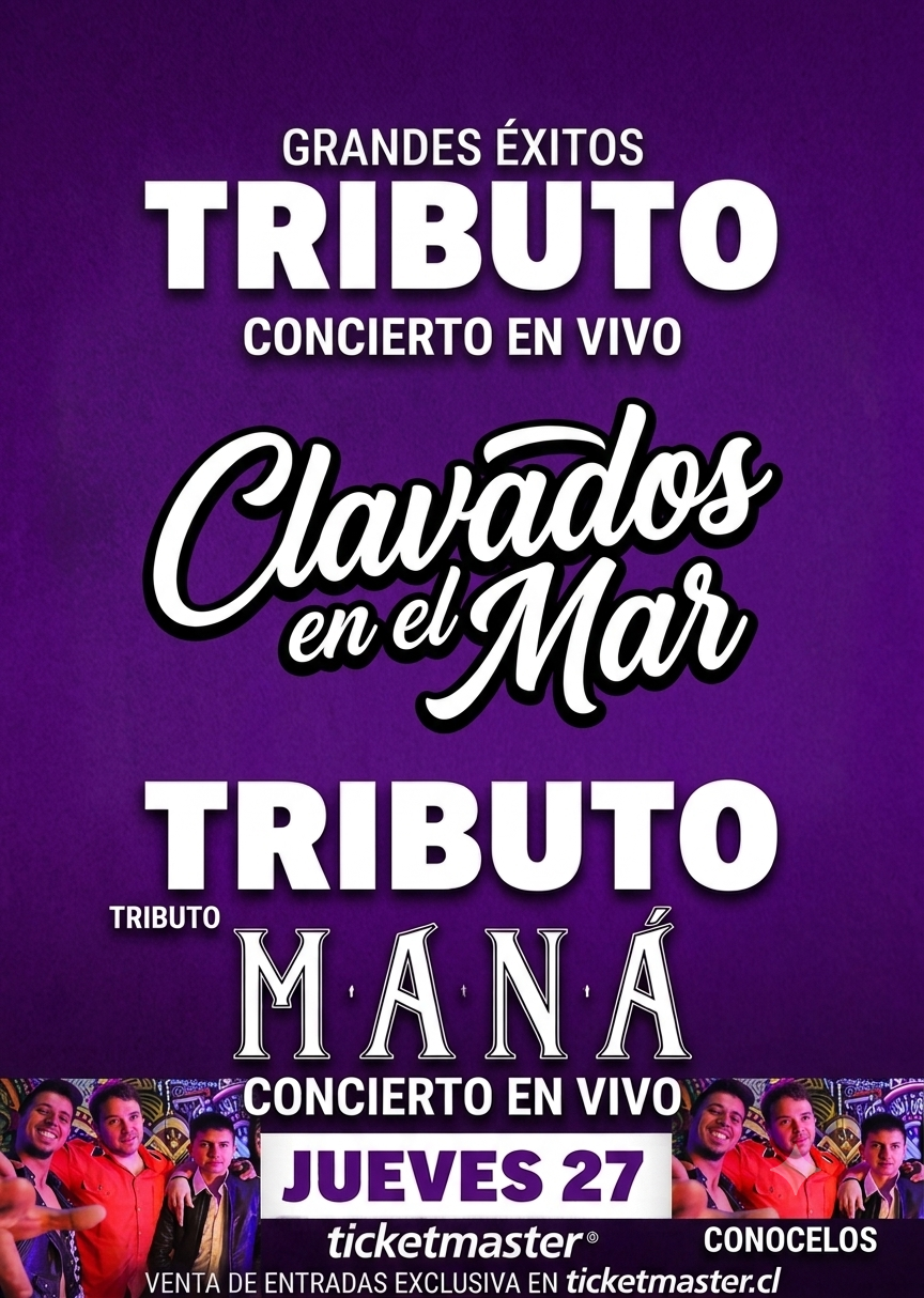 Casino Dreams Puerto Varas - Tributo a Maná by Clavados en el Bar (Lucky 7)